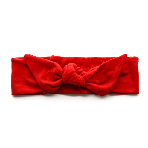 Bandage on the head of the New Year's red