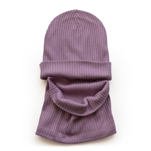 Hat and scarf for girl Lavender