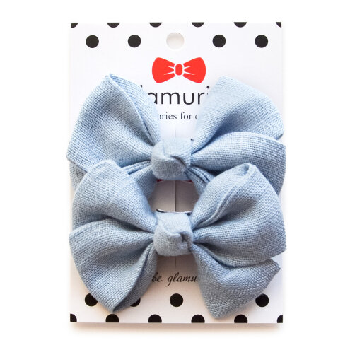 Classic M (flax) hair bowls blue