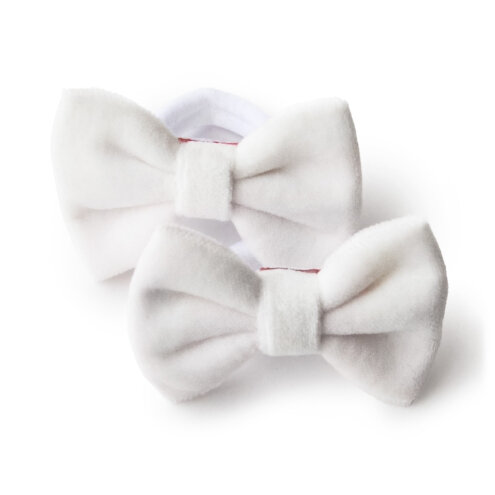 Glamurino Mini Ivory hair bows