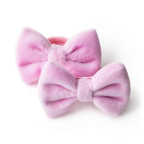 Glamurino mini hair bows pink