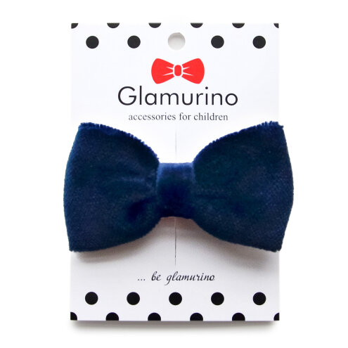 Glamurino Style hair bow blue