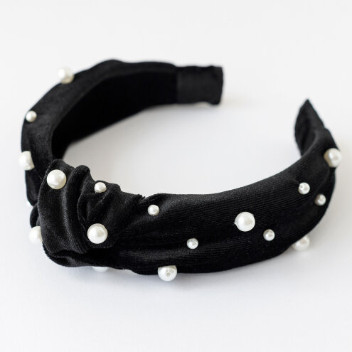 Hair hoop Little Miss black