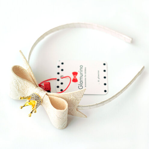Hair hoop 100% Cream Princess