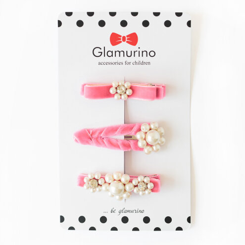 Hair clips Little Miss berry
