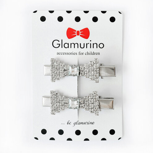 Little Snow Queen hair clips