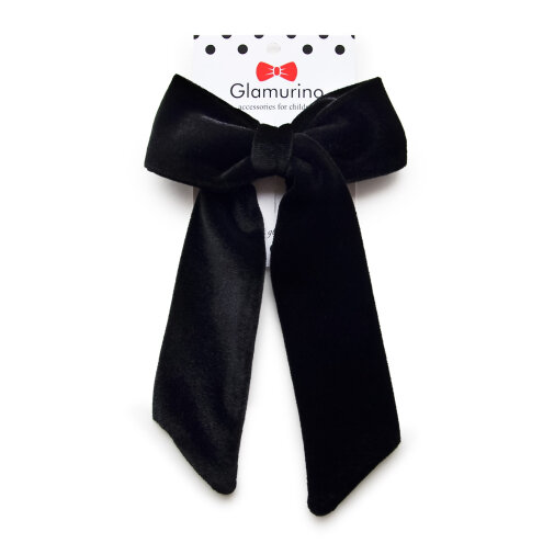 Lada's hair bow (velor) black