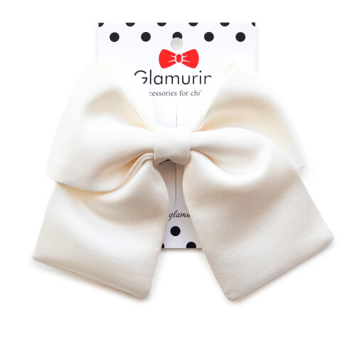 Rita hair bow beige