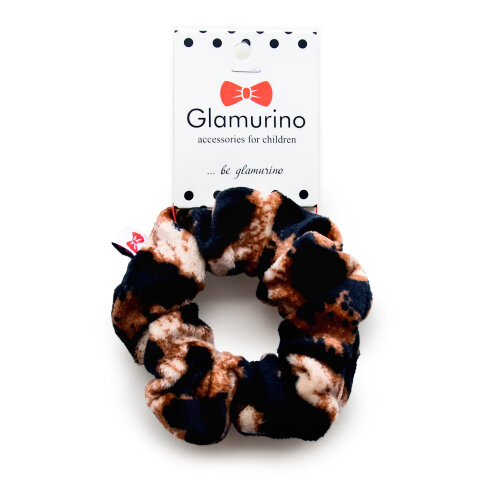 Hair tie M beige leo